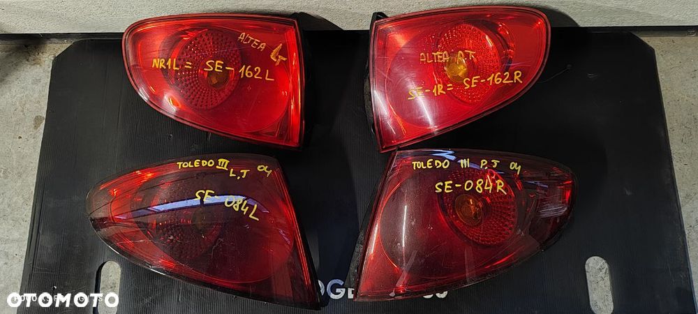 SEAT LAMPY TYŁ TYLNE PRAWE LEWE - 13