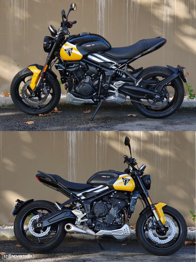 Triumph Trident 660 Cosmic Yellow - 3