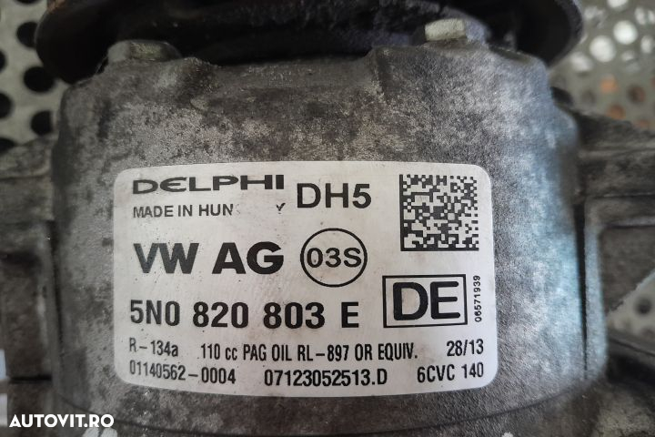Compresor AC 5N0820803E 5N0820803E Volkswagen VW Tiguan 1 [facelift] - 4