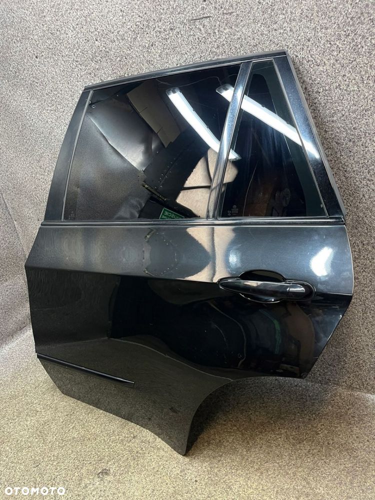 Drzwi lewy tyl 475 475/9 czarne BLACK SAPPHIRE BMW X5 E70 100 umFe ORG - 3