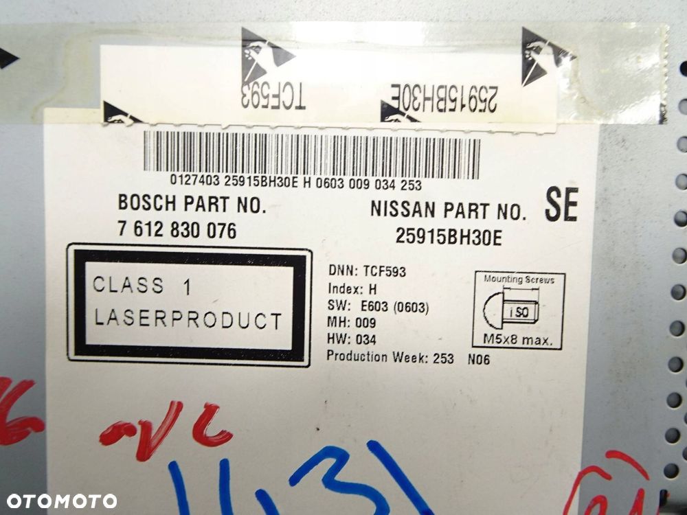 radio cd nissan qashqai j10 lift 10-13 r. - 9