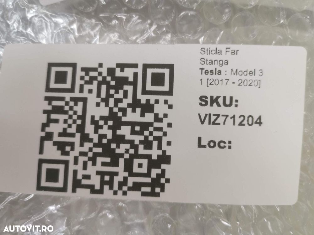 Sticla Far Stanga Tesla  Model 3 1 2017 2018 2019 2020 In Stare Buna - 8