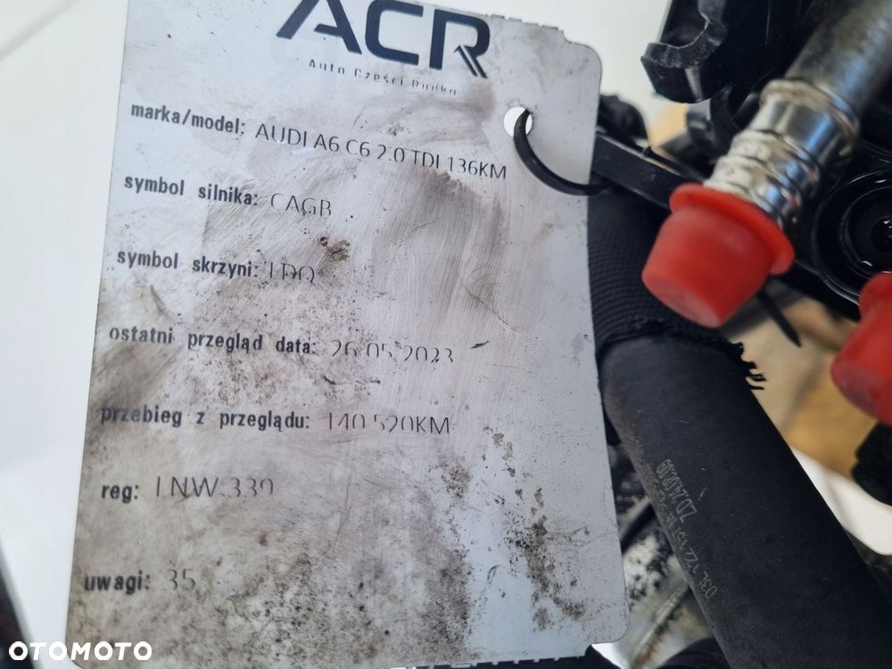 SILNIK KOMPLET Audi A4 B8 2.0 TDI 136KM udokumentowane 140tyś CAG CAGB - 13