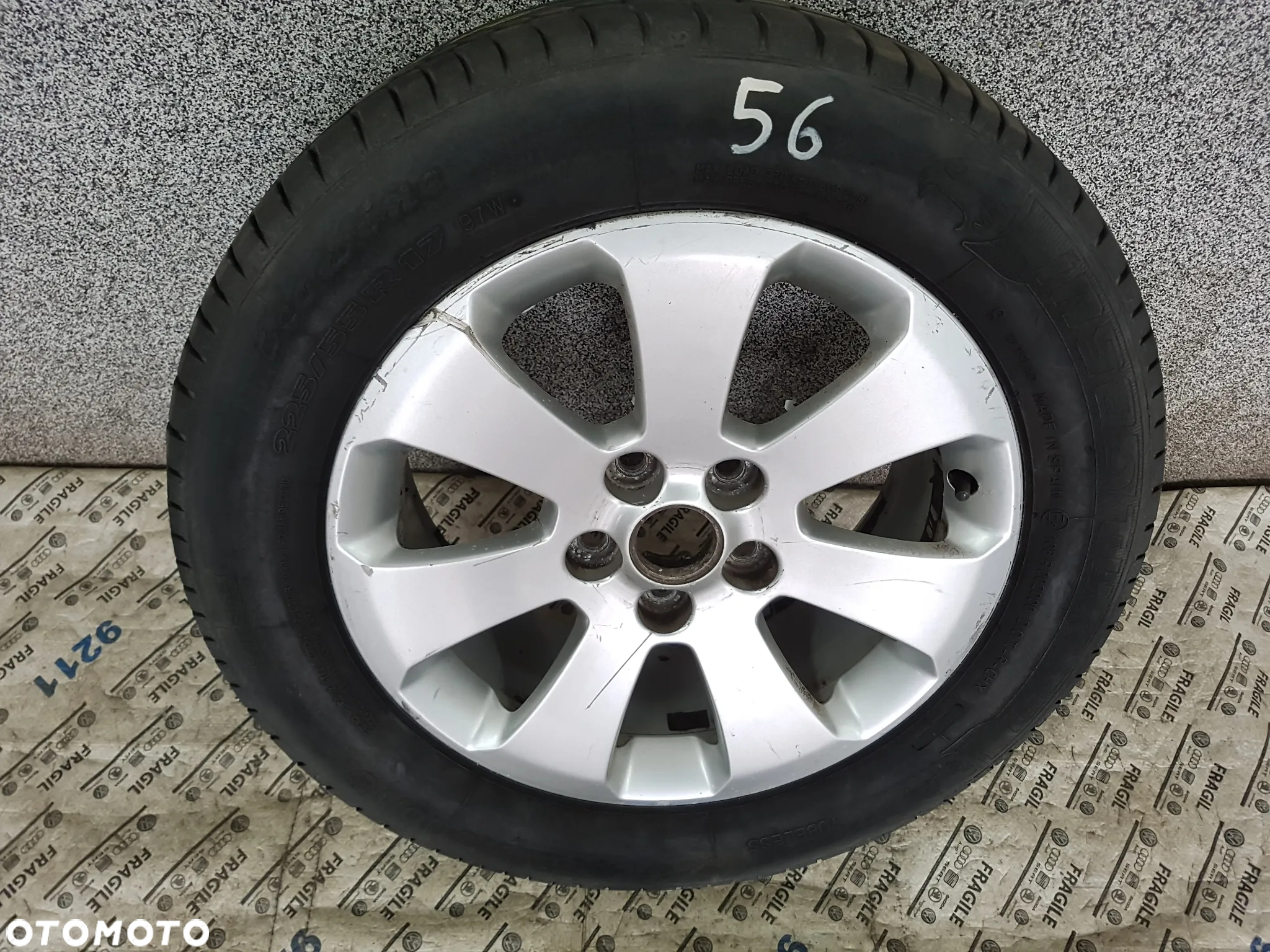KOŁO ZAPASOWE ZESTAW OPEL INSYGNIA SPORT TURER   5X120 7JX17 225/55R17 - 2