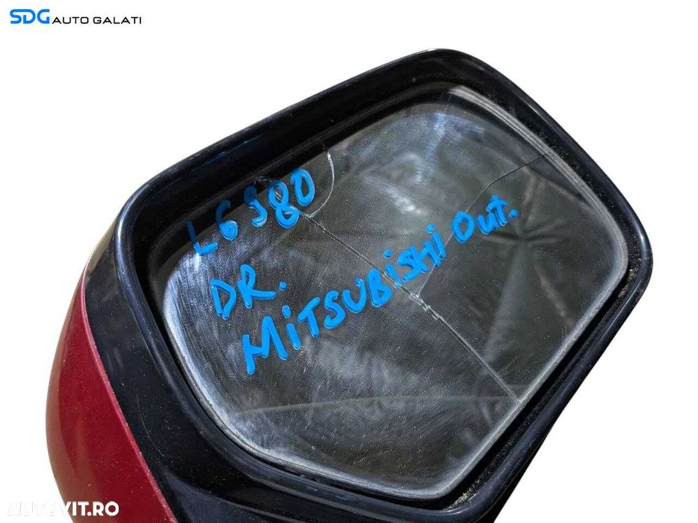 Oglinda Dreapta Electrica FARA Pliere Electrica Mitsubishi Outlander 2003 - 2008 Culoare Rio Red Metallic R20 R20B (Sticla Sparta) [L6980] - 2