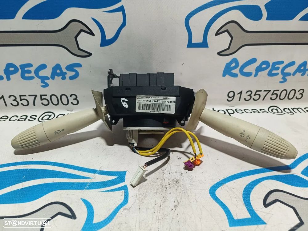 FITA AIRBAG FIAT 500 312 07354724620 7354724620 ABARTH 500 595 695 MANETE MULTIFUNÇÕES COMUTADOR - 3