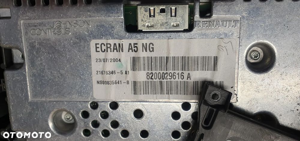 Licznik zegary oryginał ekran nawigacji navi Renault Scenic II 1.9 DCI 8200029616A 21670482-5 - 7