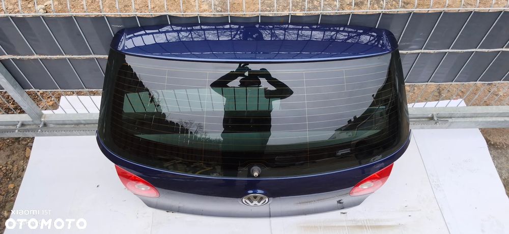 Klapa bagażnika VW Golf 5 hatchback LD5Q kompletna szybą części - 6