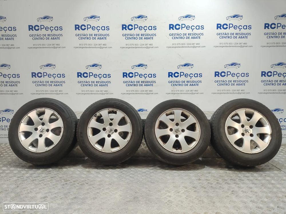 Conjunto de jantes 15 Peugeot 208 6J ET27 4x108 Original