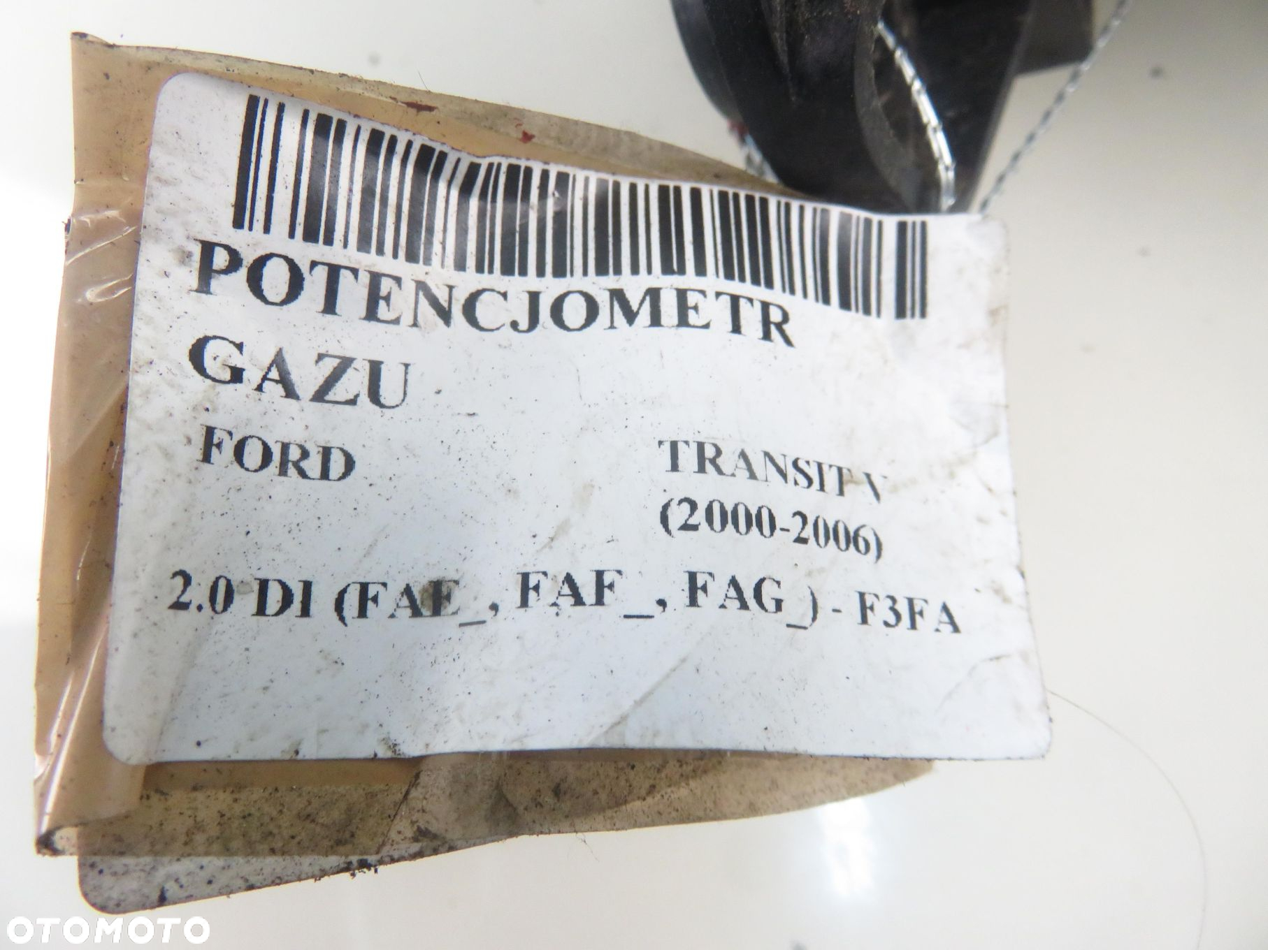 POTENCJOMETR GAZU FORD TRANSIT V (2000-2006) 2.0 DI 86 - F3FA 1C119F836AC - 3