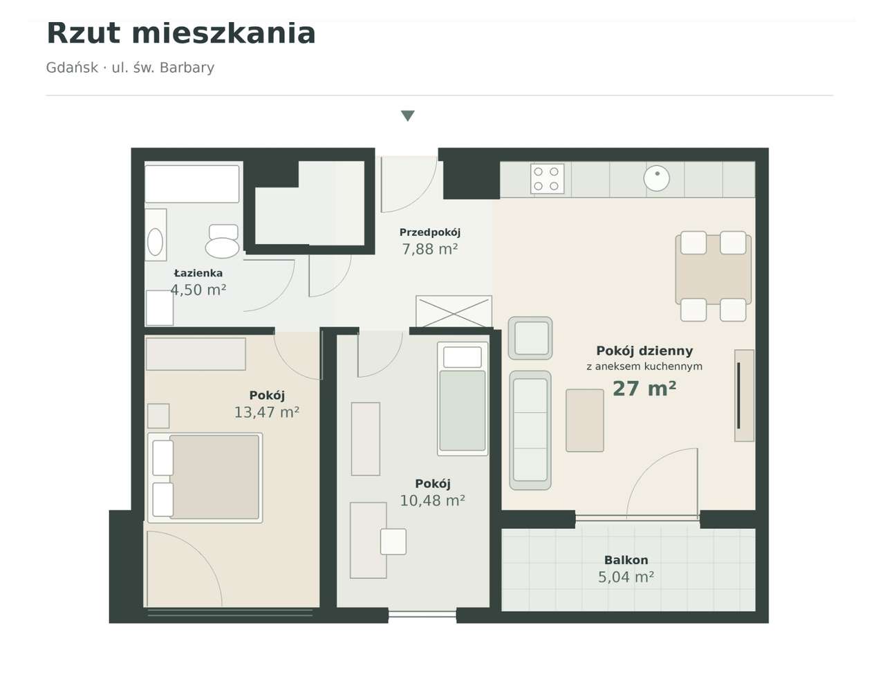 Nowoczesny apartament w prestiżowej lokalizacji – Gdańsk Śródmieście