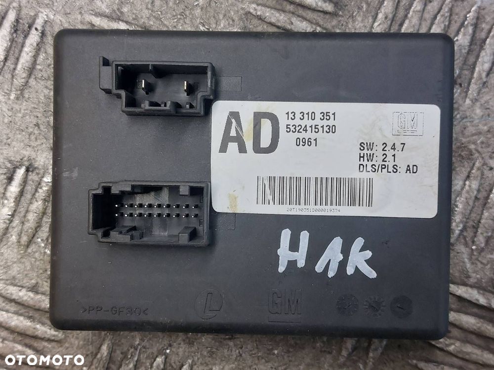 HAK HOLOWNICZY TABLICZA WIĄZKA MODUŁ HAKA OPEL INSIGNIA A 13235172 13310351 - 15
