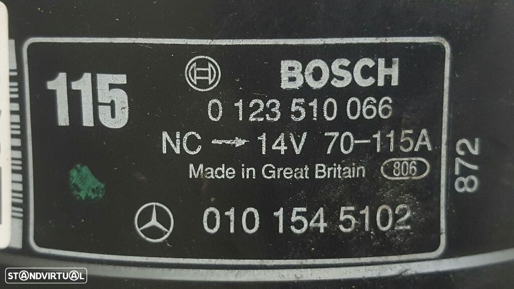 ALTERNADOR MERCEDES-BENZ CLASSE C T-MODEL 1996 - 4