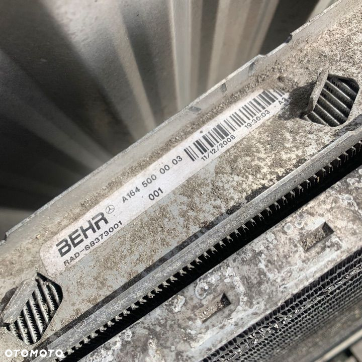 Mercedes GL ML 164  420cdi / 450 cdi chłodnice Woda Klima cooler komplet - 2
