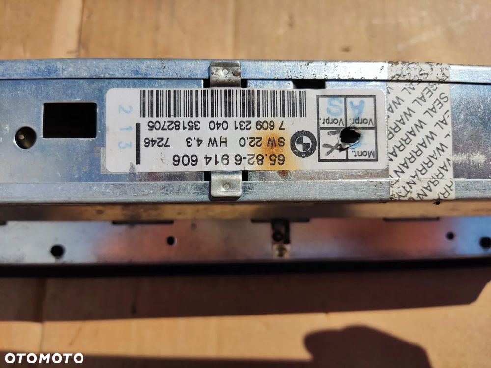BMW E53 X5 LCI RADIO PANEL 6914606 - 4