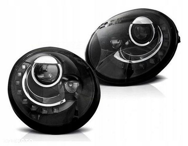Reflektory Lampy kpl Tuning Black VW New Beetle 1c - 1