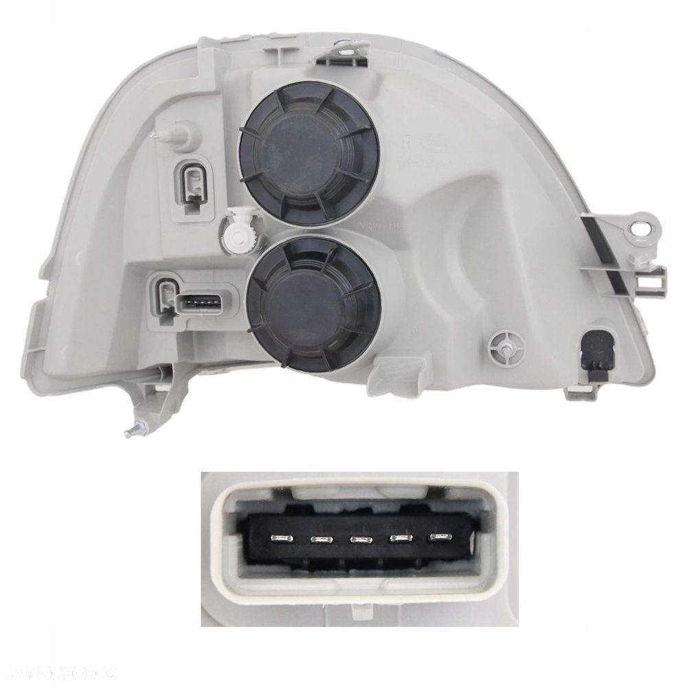 Reflektor Lampa Renault Master Mascott Opel Movano Nissan Interstar 04-10 - 2