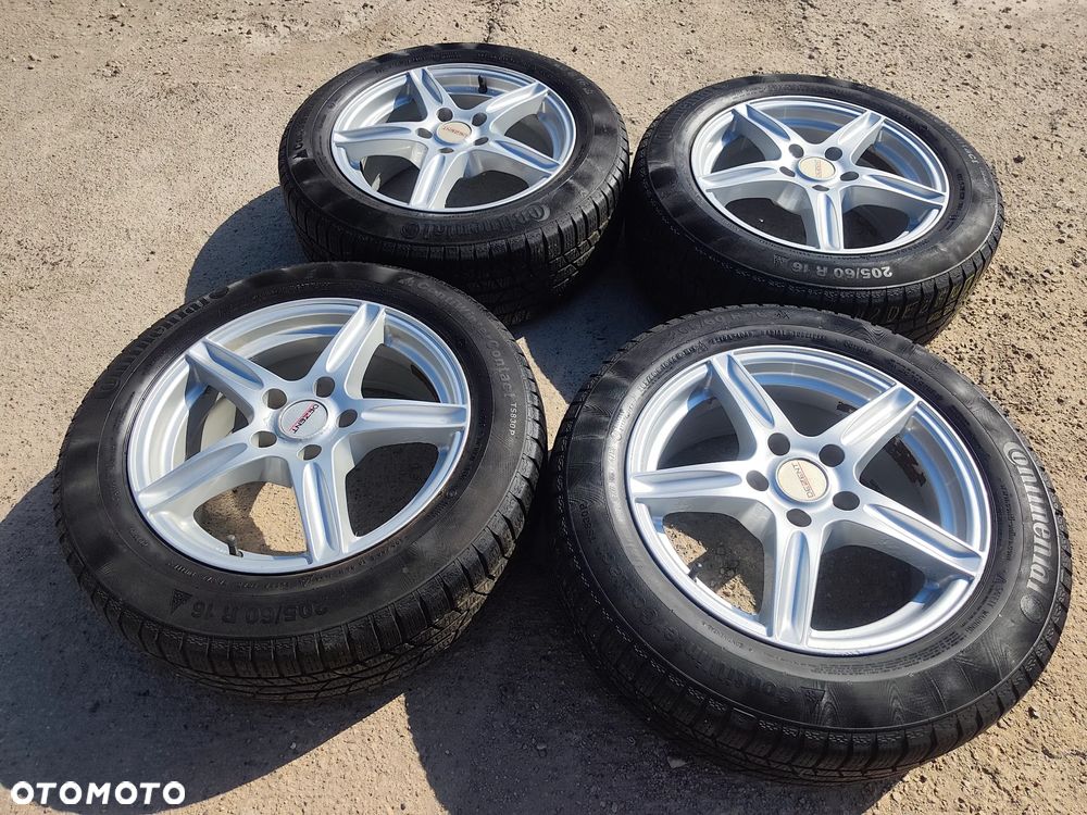 5x112 Felgi Aluminiowe Alufelgi 16 Koła Zimowe Zima VW PASSAT B5 B6 B7 TOURAN CADDY SHARAN JETTA AUDI A4 B5 B6 B7 B8 A6 C5 C6 A3 8V Q2 SKODA SUPERB YETI OCTAVIA II 2 III 3 SEAT EXEO ALHAMBRA ALTEA LEON TOLEDO 6,5mm Legnica ALU-RAD 205/60 Mercedes - 2