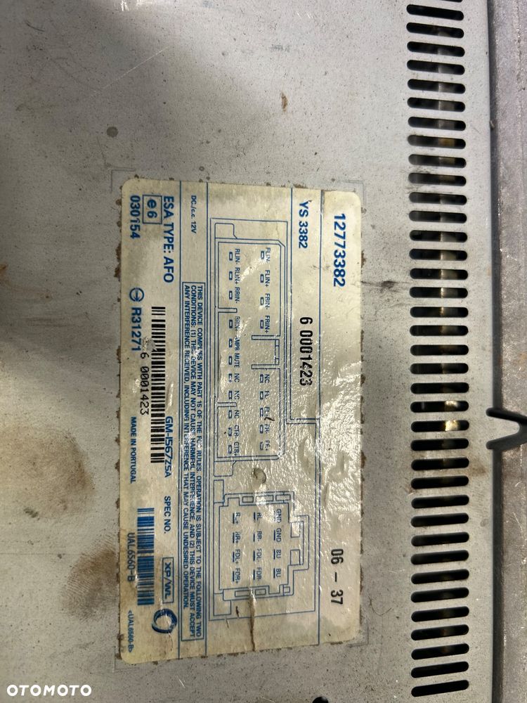 SAAB 93 9-3 WZMACNIACZ 07-11 12773382 - 2