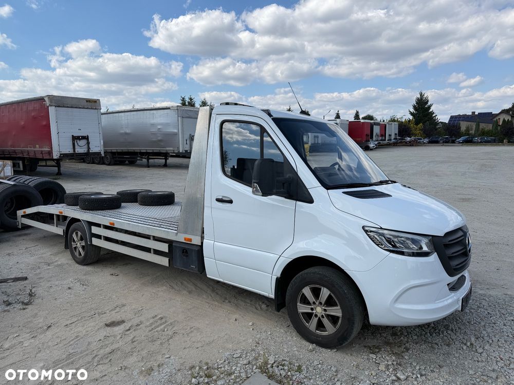 Mercedes-Benz SPRINTER 317 SPECJALNY Pomoc drogowa poduszki najazd platforma do przewozu pojazdów