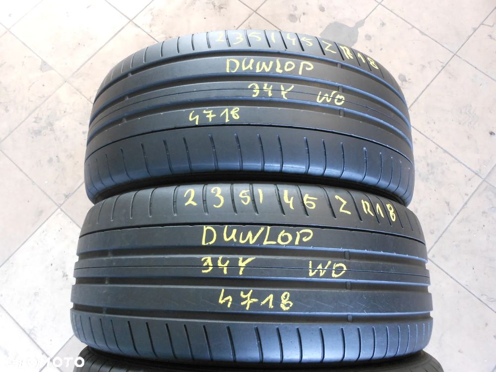 Opony 235/45r18 dunlop sp sport maxx gt NO 5,2mm lato komplet - 3