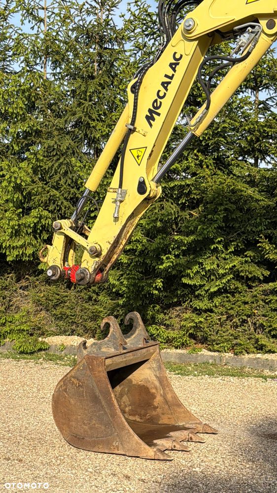 Mecalac Koparka 14 ton MECALAC 15 MWR koparko-ładowarka 3 łyżki widły 1 wł Centr.smarowanie Opony na BLIŹNIAKU 80%Camso ładowarka 714 12MTX 4x4 skrętne KLIMA kabina Premium silnik 146KM volvo EW140B DEUTZ szybka 35km/h - 41