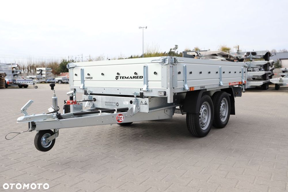 TEMARED TIPPER 2515/2 S 0,75T  253x152x30cm, DMC 750kg, Pompa ręczna , Burty ALU - 10