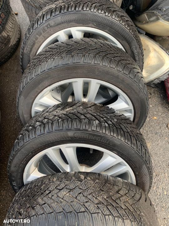 Vand set de jante aliaj cu cauciucuri de iarna Skoda Fabia 205/45/ R16 - 3