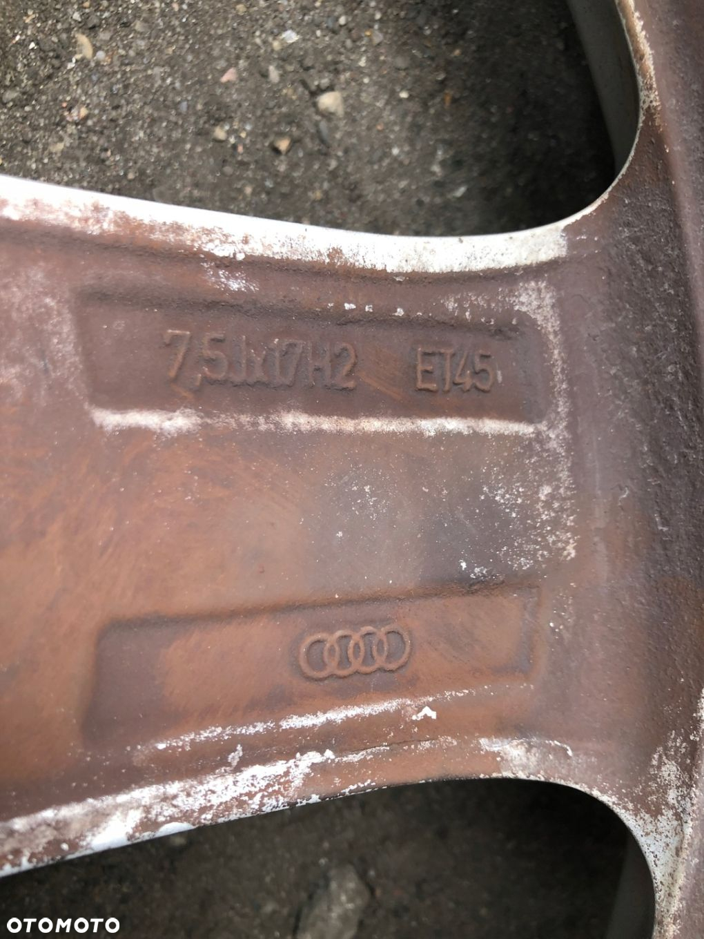 FELGI AUDI ORYGINAŁ 7.5Jx17H2 ET45 8K0601025BK - 14