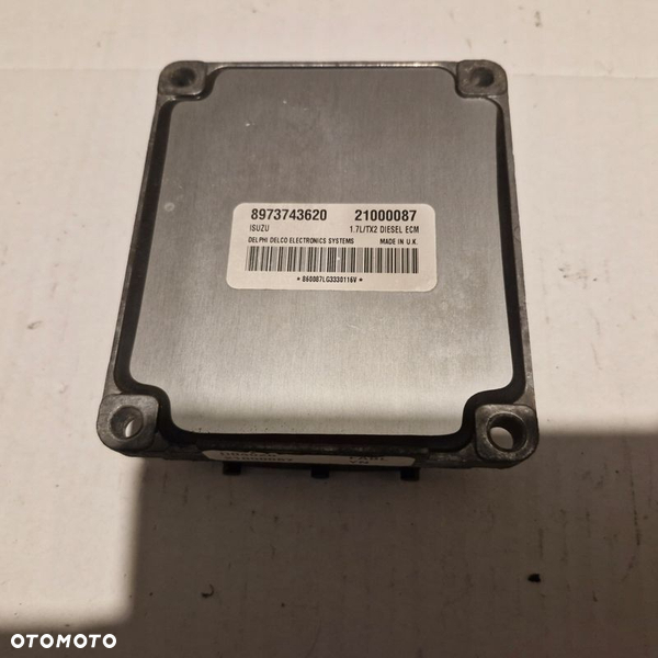 KOMPUTER STEROWNIK SILNIKA OPEL ASTRA G II 1.7D 8973743620