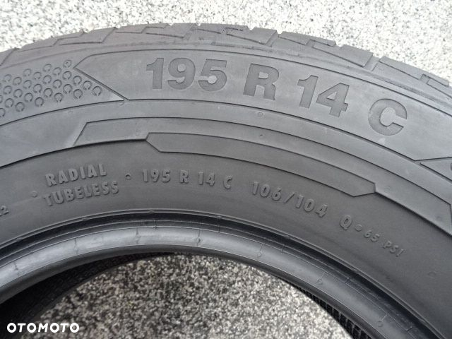 195/R14C 106/104Q Continental Conti Van Contact 100 - 6