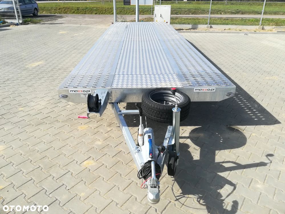 Niewiadów DOSTAWA 850x210cm Laweta trzyosiowa z podłogą aluminiową, kołem zapasowym, NAJAZDAMI i AMORTYZATORAMI! - 5