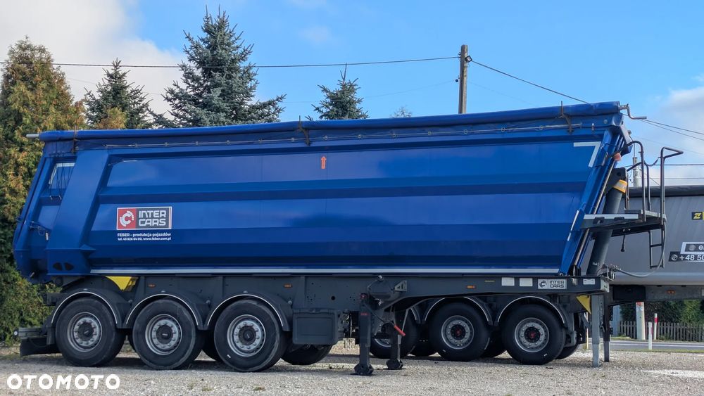 Feber Inter Cars 39m3 mało używana 5500KG STAN IDEALNY naczepa wywrotka - 5