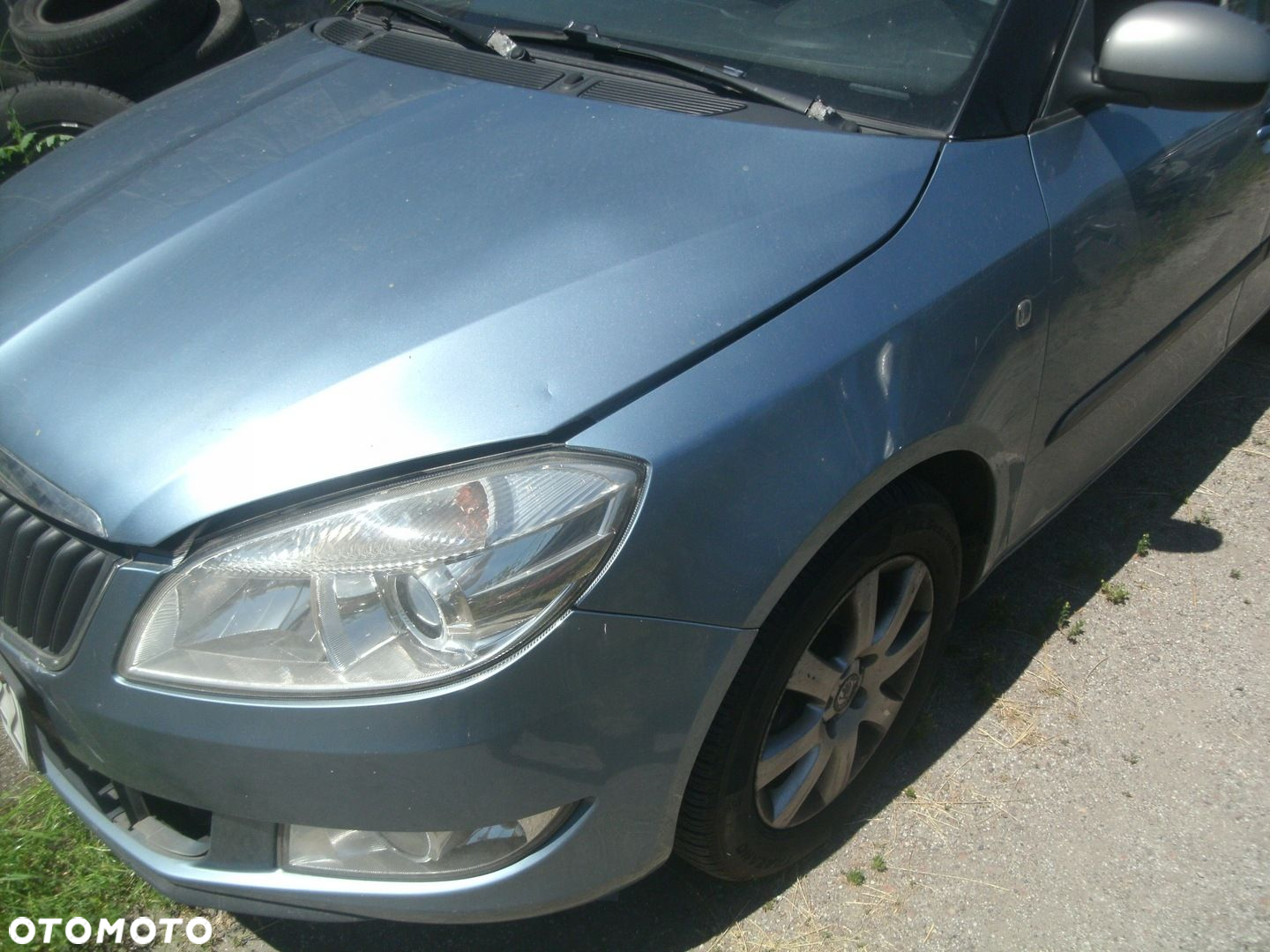 SKODA FABIA II LIFT 10-15 MASKA GRIL LAMPA BLOTNIK PAS CHLODNICE PRZOD 9154 - 2