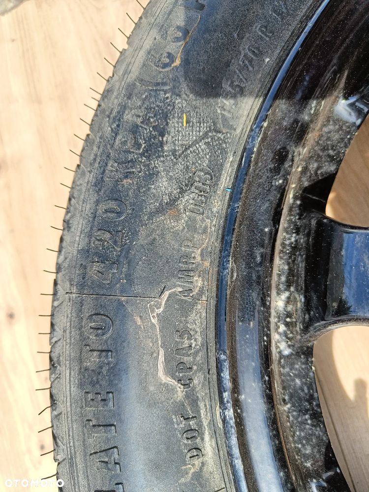 MERCEDES W219 CLS W211 KOŁO 17 DOJAZDOWE DOJAZDÓWKA ZESTAW LEWAREK UCHO KLUCZ - 7
