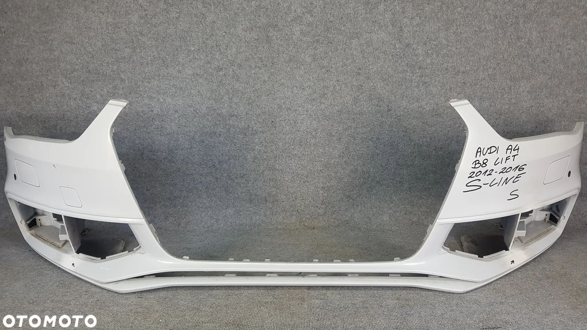 ZDERZAK PRZEDNI PRZÓD - AUDI A4 B8 LIFT 8K0 S-LINE 12-16 - 1