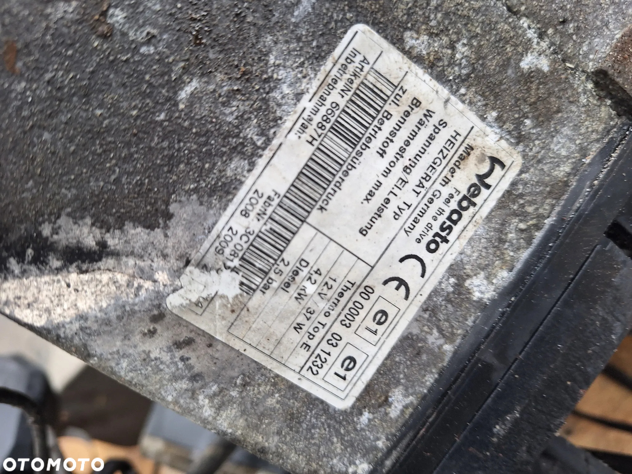 WEBASTO PIEC OGRZEWANIE POSTOJOWE VW T5 07R Thermo Top C / E - 5