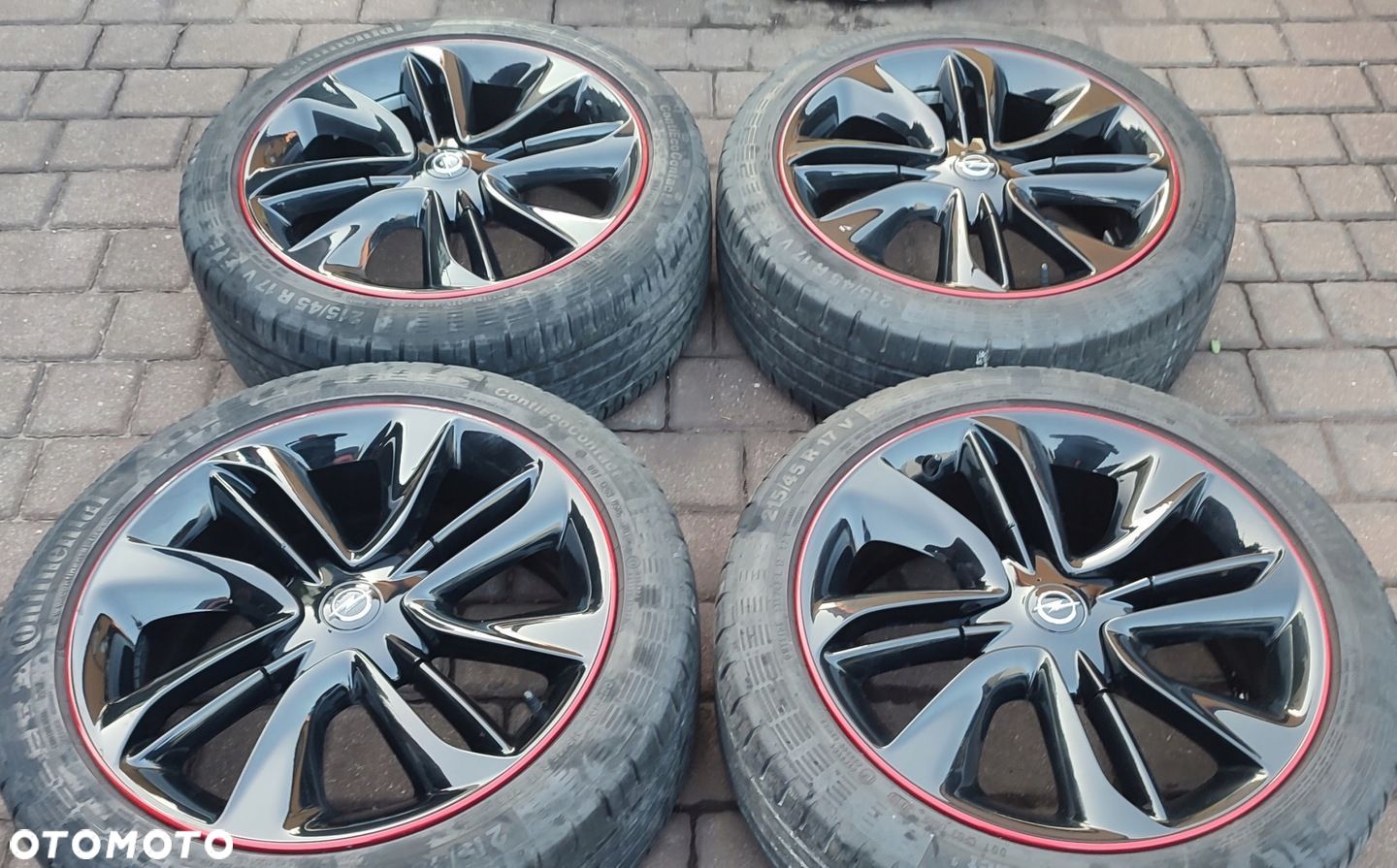 Koła felgi Aluminiowe Opel Corsa E Adam 17 Cali 4x100 7Jx17 Et44 215/45/17 - 1