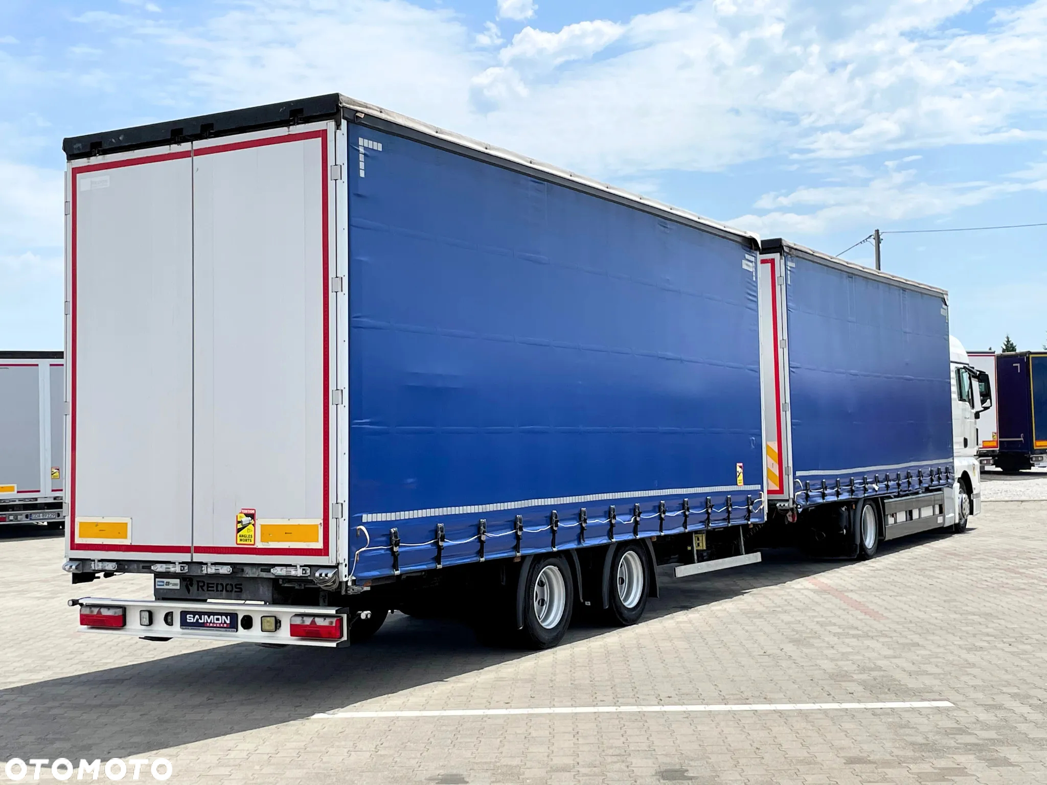MAN TGX 18.420 / PRZEJAZDOWY / ZESTAW TANDEM 120M3 / 7,75 M + 7,75 M - 4