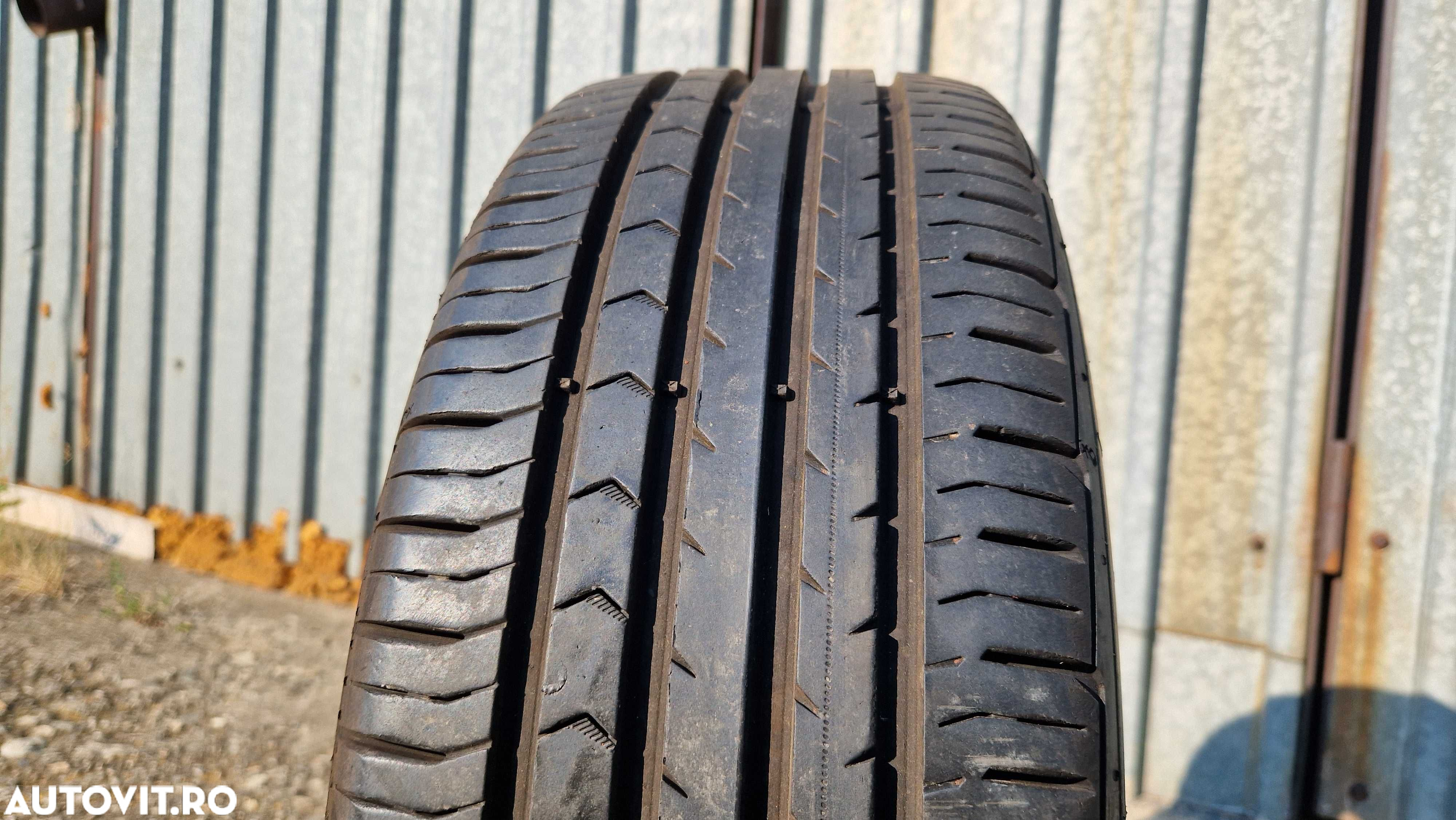 2x Anvelope Continental Premium Contact 5 195/55 R16 profil ~6-7 mm - 2