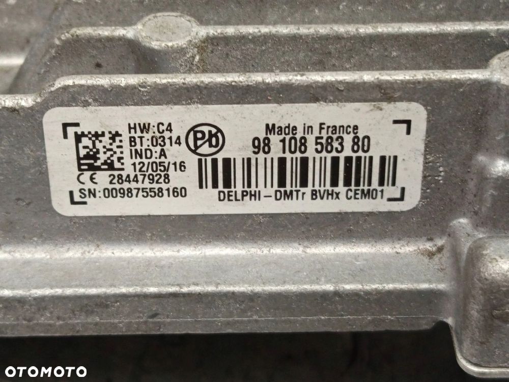 Moduł Sterownik Start-Stop Citroen C4 II Picasso 9810858380 - 14