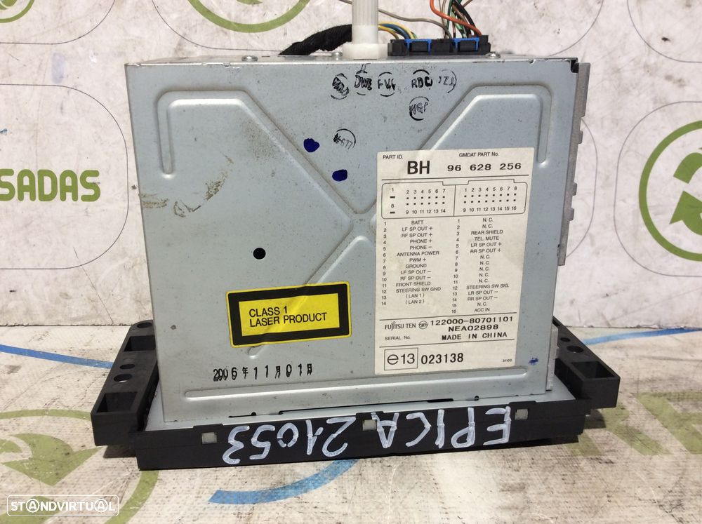 Rádio Chevrolet Epica Ref. 96628256 - 3