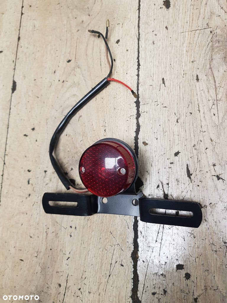 Lampa tył uchwyt tablicy Harley Cafe Racer Bobber Chopper Drag - 4