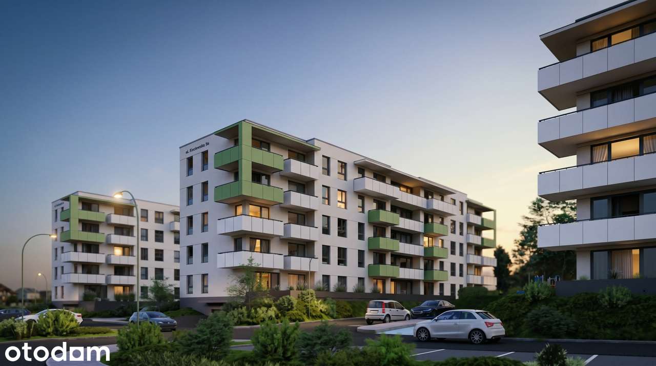 3-pokojowe mieszkanie 54m2 + balkon