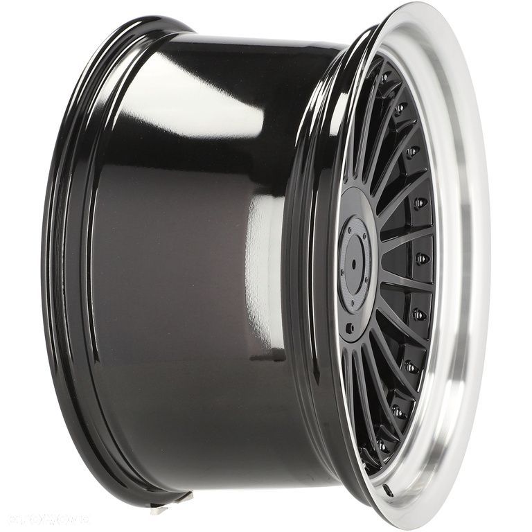 4x Felgi 18 5x120 m.in. do BMW 5 E34 E39 E60 E61 7 E32 E38 E65 Alpina Style Black - B1803 - 4