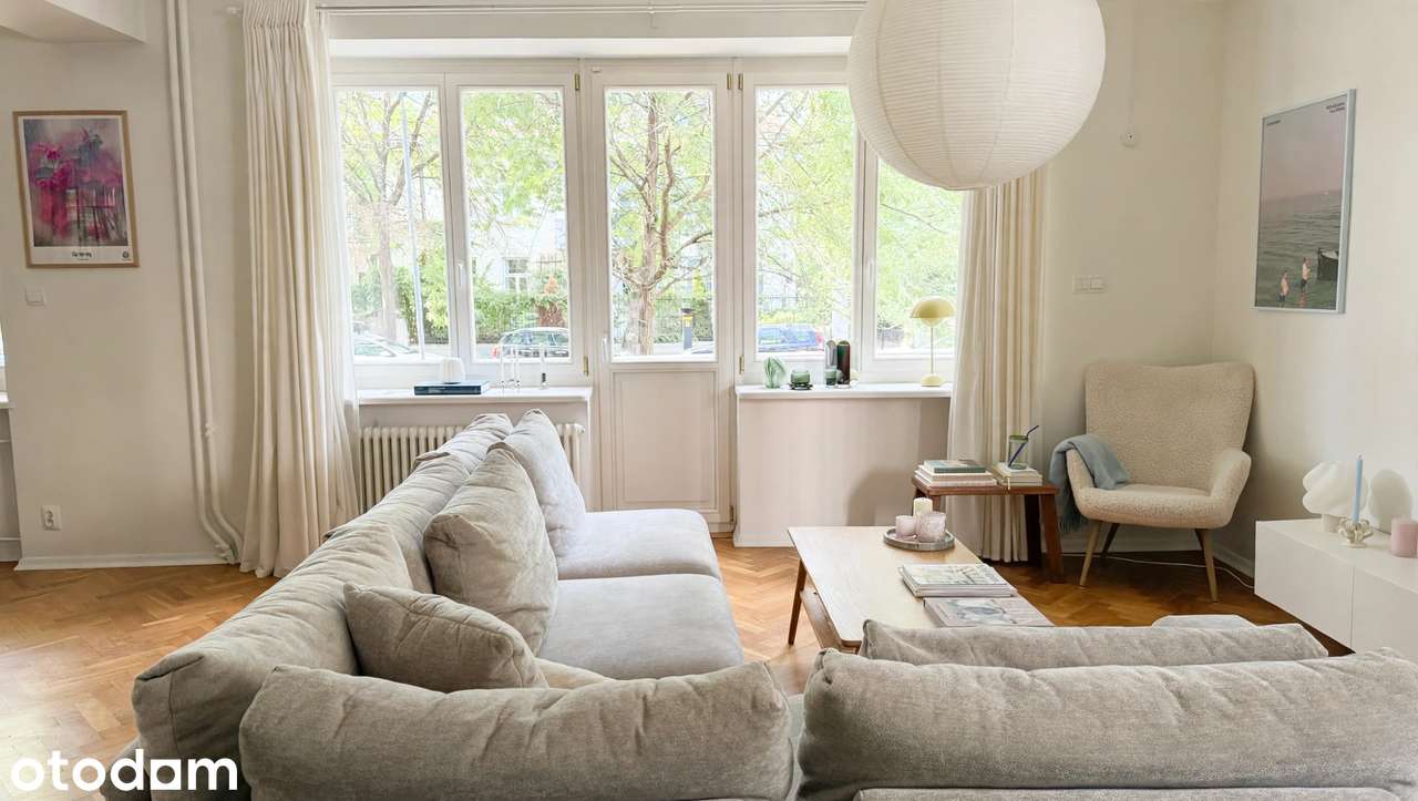 Bezpośrednio - 85.3 m2 w przedwojennej kamienicy z balkonem | ogródek