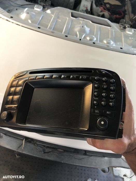 Navigatie gps mercdes sl 350 500 55 Amg R230 Display Cd radio bosch - 4