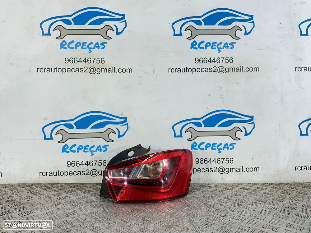.Conjunto Farolins Led Tras Traseiro Direito Esquerdo Seat Ibiza 6J Facelift 5 Portas 2008 - 2017 - 11