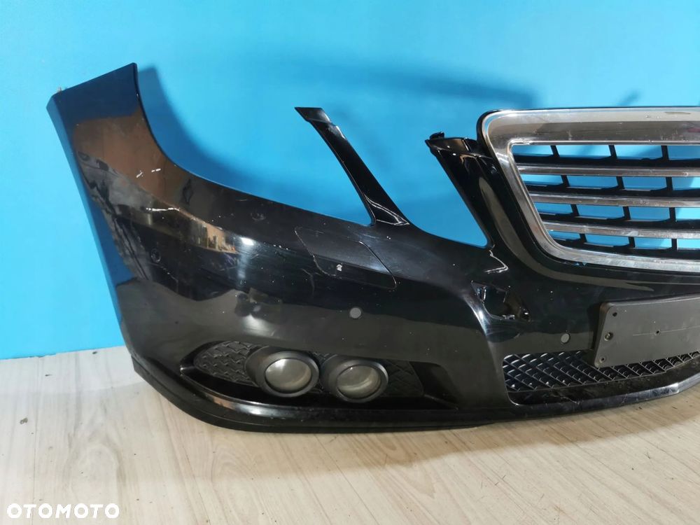 Mercedes E-Klasa W212 09/13 zderzak grill przód PDC spryski 040 - 2