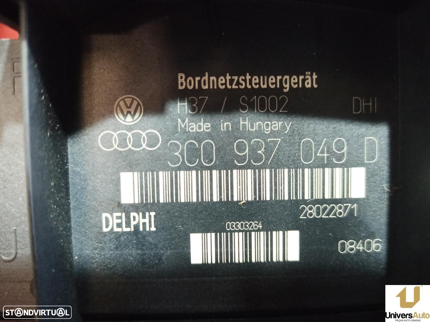 CAIXA RELÉS / FUSÍVEIS VOLKSWAGEN GOLF V 2006 -28022871 - 4